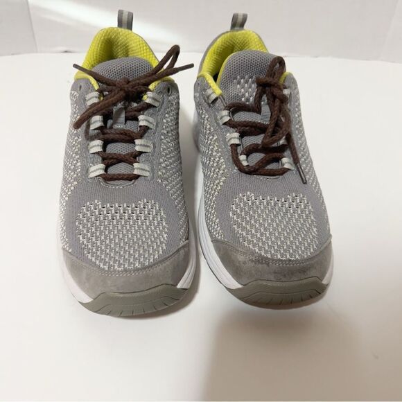 Orthofeet Womens Coral 987 Gray Knit Orthopedic Comfort Shoes Size 8 Narrow - Picture 2 of 6